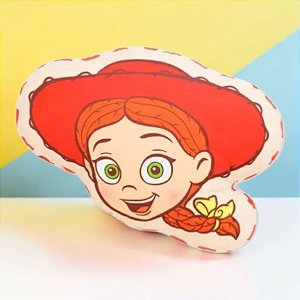 Almofada Formato Jessie - Toy Story - 32x26cm - Disney Original - 1 unidade - Zona Criativa - Rizzo
