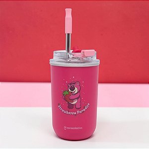 Copo Térmico Viagem Neo - Lotso - Toy Story - 300ml - Disney Original - 1 unidade - Zona Criativa - Rizzo