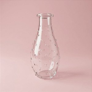 Mini Vaso de Vidro - Bolinhas - 14x5,5cm - 1 unidade - Rizzo
