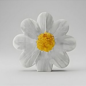 Guardanapo de Papel - Flor Branca - 16,5x16,5cm - 20 unidades - Rizzo