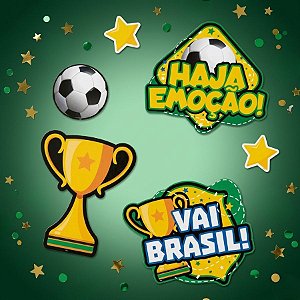 Kit Decorativo - Copa do Mundo  - 1 unidade - Regina - Rizzo