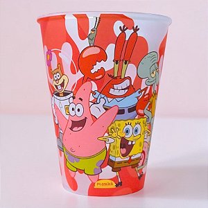 Copo de Plástico Turma do Bob Esponja - 270ml - 1 unidade - Plasútil - Rizzo