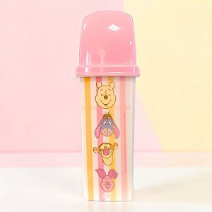 Porta Escova de Dente Infantil - Ursinho Pooh - Disney Original - 1 unidade - Plasútil - Rizzo