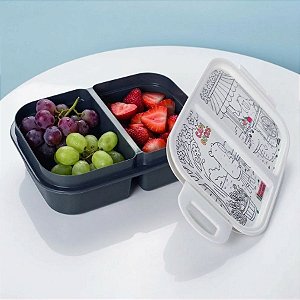 Marmita Hérmética com Divisória - Capivara Goods - 500ml - 1 unidade - Plasútil - Rizzo