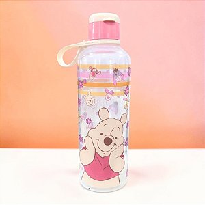 Garrafa Abre Fácil - Ursinho Pooh - 970ml - Disney Original - 1 unidade - Plasútil - Rizzo