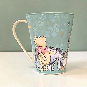 Caneca de Plástico Ursinho Pooh - Verde - 360ml - Disney Original - 1 unidade - Plasútil - Rizzo