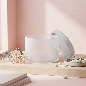 Caixa de Acrílico Redonda - Transparente - 20cm - 1 unidade - Rizzo