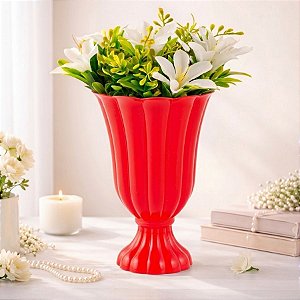 Vaso Decorativo - Slim - Vermelho- 17cm - 1 unidade - Rizzo
