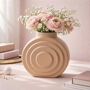 Vaso Decorativo - Orbe - Caramelo - 15cm - 1 unidade - Rizzo