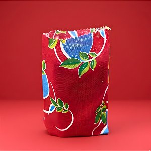 Saquinho para Pipoca e Hot Dog Chita - Vermelho e Azul - 15,5x11cm - 5 unidades - Rizzo