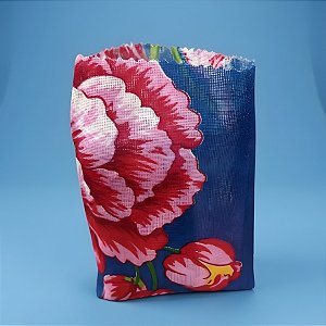 Saquinho para Pipoca e Hot Dog Chita - Azul e Rosa - 15,5x11cm - 5 unidades - Rizzo
