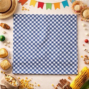 Guardanapo Chita Xadrez - Azul Marinho - 40cm - 1 unidade - Rizzo