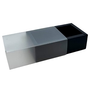 Caixa Pão de Mel Retangular com Tampa Luva - 2 cavidades - Preta - 16x9x5cm - 1 unidade - Rizzo