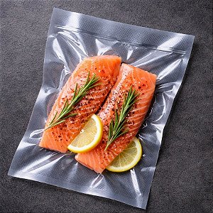 Saco Plástico para Seladora a Vácuo Gofrada - 35cm - 100 unidades - Rizzo