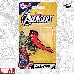 Chaveiro Emborrachado Homem de Ferro - Vingadores - 6cm - 1 unidade - Disney Original - Rizzo