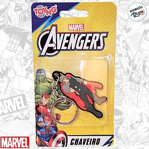 Chaveiro Emborrachado Thor - Vingadores - 6cm - 1 unidade - Disney Original - Rizzo