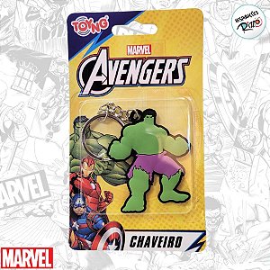 Chaveiro Emborrachado Hulk - Vingadores - 6cm - 1 unidade - Disney Original - Rizzo