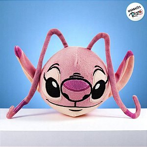 Brinquedo Squish Pelúcia - Angel - Stitch - 8cm - 1 unidade - Disney Original - Rizzo
