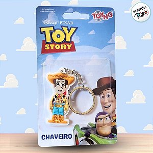 Chaveiro Emborrachado Woody - Toy Story - 5cm - 1 unidade - Disney Original - Rizzo