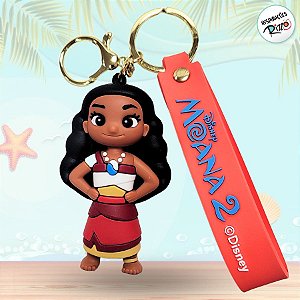 Chaveiro 3D Moana - 7cm - 1 unidade - Disney Original - Rizzo