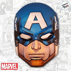 Máscara de EVA - Capitão América - Vingadores - 1 unidade - Disney Original - Rizzo