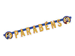 Faixa Parabéns Festa Branca de Neve - Disney Original - Rizzo Festas