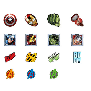 Confete de Papel Festa Vingadores  - Disney Original - Rizzo Festas