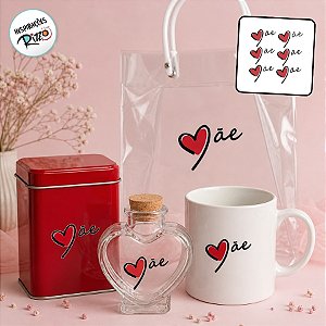 Cartela Adesiva DTF UV para Personalização - Mãe - 1 unidade - Rizzo