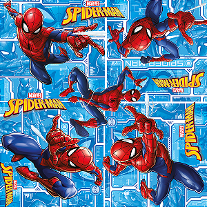 Folha para Ovos de Páscoa Homem Aranha Tech 69x89cm - 5 unidades - Páscoa Cromus - Rizzo Embalagens