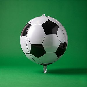 Balão de Festa 22" 55cm - Órbita 4D Bola de Futebol - 1 unidade - Partiu Festa - Rizzo