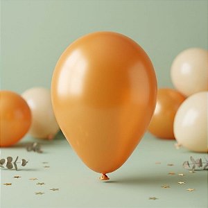Balão de Festa 6,5" Basic - Laranja  - 30 unidades - São Roque - Rizzo