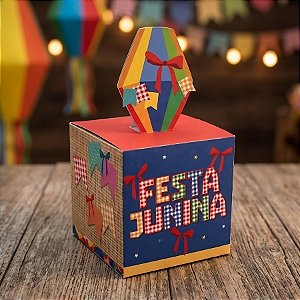 Caixa Pop Up  - Balão Xodó - 9x9cm - 10 unidades - Cromus - Rizzo