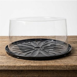 Boleira de Plástico com Tampa de Acetato - 29x10cm - 100 unidades - Galvanotek - Rizzo