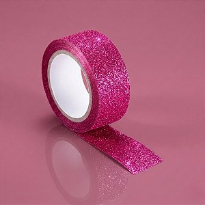 Fita Adesiva Glitter - Pink - 1 unidade - Rizzo