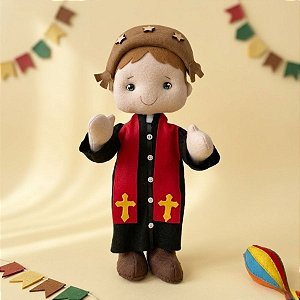 Boneco em Feltro - Padre - 40cm - 1 unidade - Rizzo