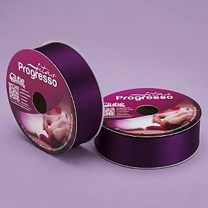 Fita de Cetim 38mm x 50m - Violeta - CF009 Cor 675 - Rolo 50m - 1 unidade - Progresso - Rizzo