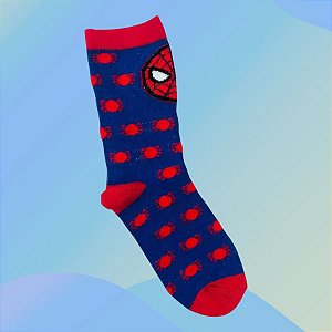 Meia Infantil Cano Médio - Homem Aranha - Mod. 4 - 23/27 - 1 unidade - Disney Original - Rizzo