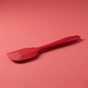 Espátula De Silicone Vermelha - 27,5cm - Le Chef - Rizzo Confeitaria