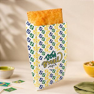 Saco de Papel Para Pastel - Copa 2026 Vai Brasil - 30cm - 100 unidades - Festcolor - Rizzo