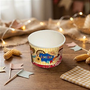 Copinho Para Doces De Festa Junina - Passeio na Roça - 100ml - 8 unidades - Cromus - Rizzo