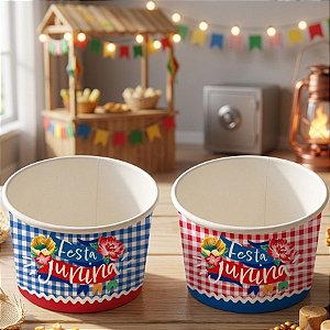 Copinho Para Doces De Festa Junina - Xodó Compose - 100ml - 8 unidades - Cromus - Rizzo