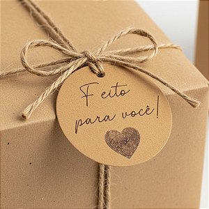Tag Decorativa - Feito para Você - 15 unidades - Stickr - Rizzo