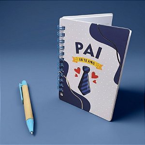 Bloco de Anotações com Caneta - 50 Folhas - Pai Eu Te Amo - 8,5x12,5cm - 1 unidade - Rizzo