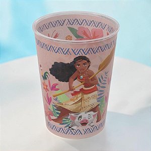 Kit 10 Copos de Plástico Moana - 320ml - Disney Original  - 1 unidade - Plasútil - Rizzo