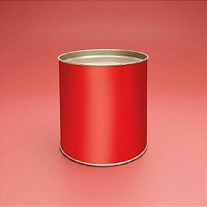 Lata para Doces Rígida - Vermelho - 1 unidade - Cromus - Rizzo