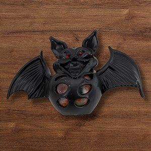 Brinquedo Esmaga Morcego - Preto - 13x8x4cm - 1 unidades - Royal Toys - Rizzo