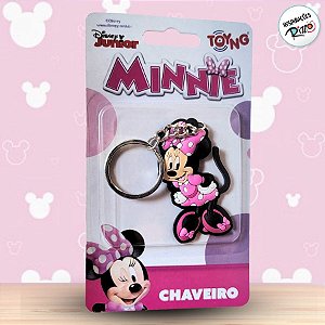 Chaveiro Emborrachado Minnie Mouse - 6cm - 1 unidade - Disney Original - Rizzo