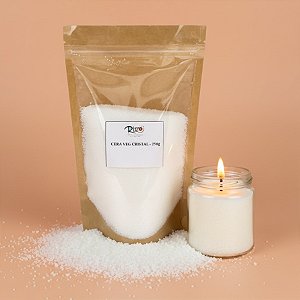 Cera Vegetal Cristal Pronta para Vela - 1 unidade - Rizzo