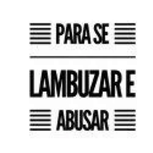 Carimbo Artesanal Para se Lambuzar e Abusar - M - 4,5x4,5cm - Cod.RI-018- Rizzo Confeitaria