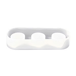 Molde de Silicone - Porta Vela 3 Espaços - 19x6cm - 1 unidade - Rizzo